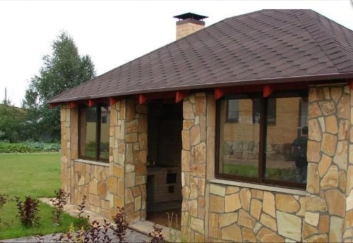 Плитняк златолит жёлтый для фасада 1,5-3 см купить в Кыштыме