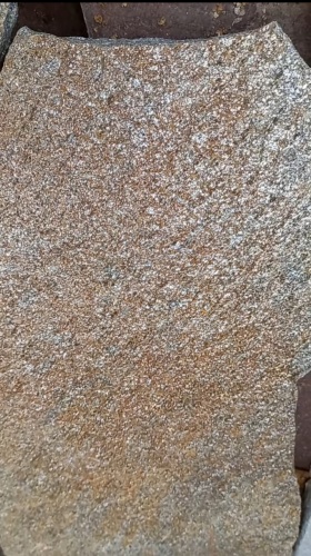 Плитняк златолит серебристый для цоколя, отмостки купить в Кыштыме