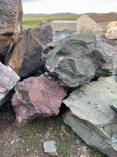 Камни для ландшафтного дизайна зелёные 10-60 килограмм купить в Кыштыме