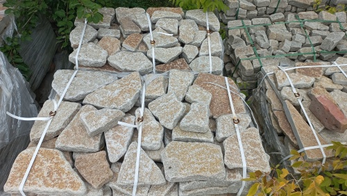 Гранитный плитняк галтованный для парковки купить в Кыштыме