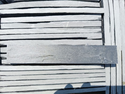 Плитка чёрная из натурального камня фасадная 30 см * 5 см, толщина 7 мм -30 мм купить в Кыштыме