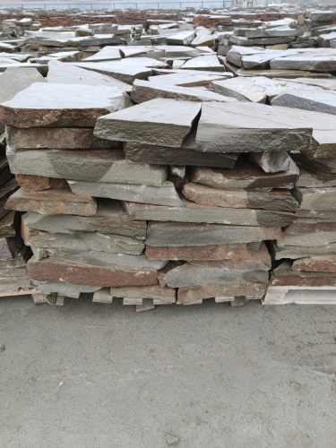 Плитняк песчаник серо-зелёный для мощения 60-65 мм купить в Кыштыме